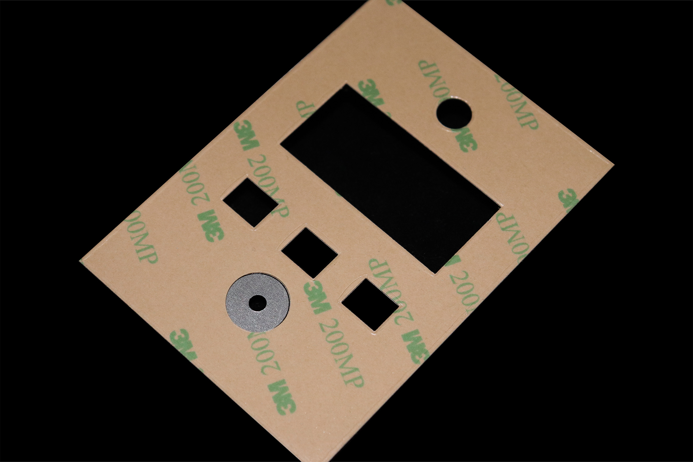 ID Plates, Data Plates, Product Identification with Adhesive, Selective Adhesive