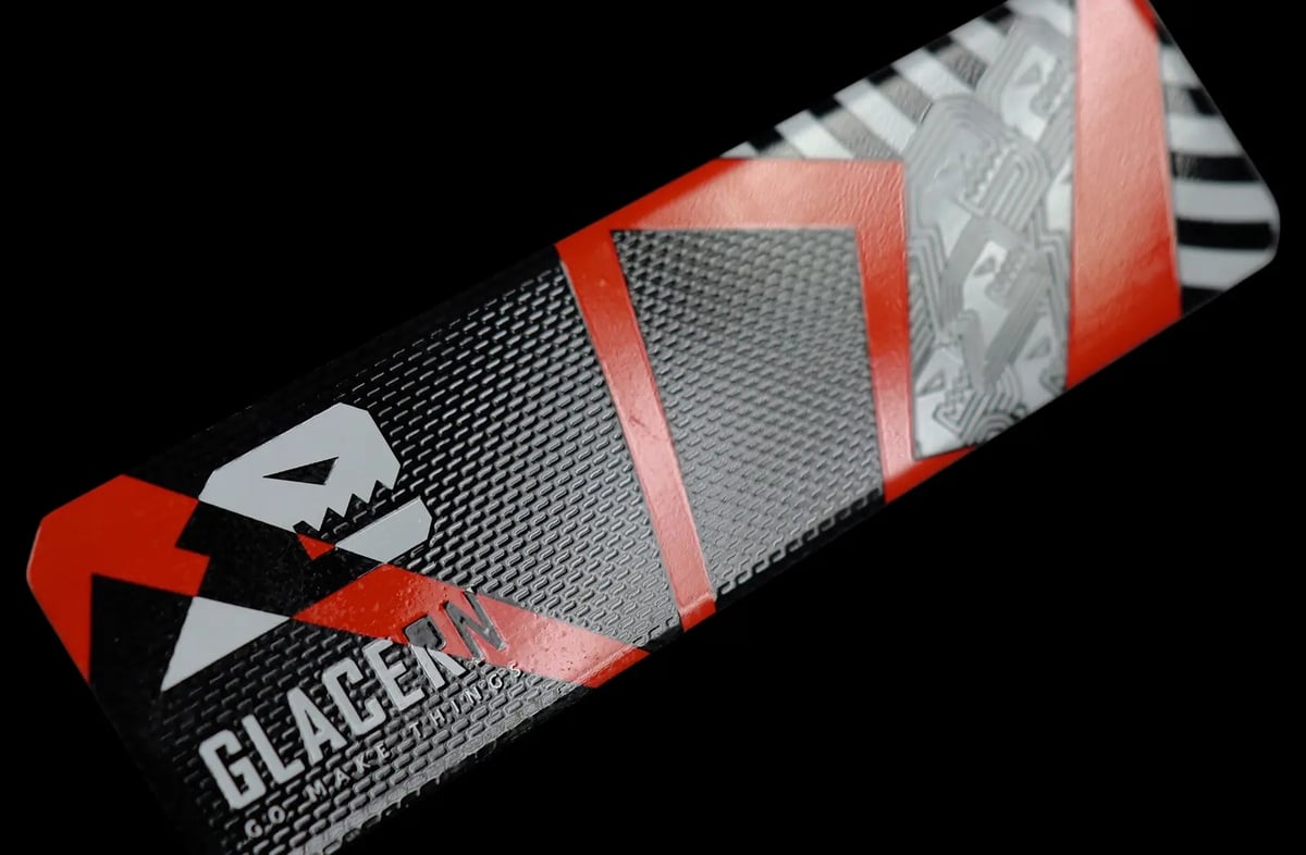 Glacern Aluminum Pattern Nameplate