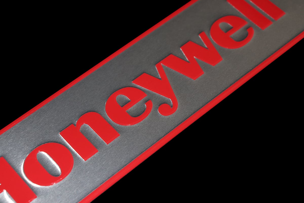 Honeywell, Nameplates, Aluminum Badge, Metal Nameplate