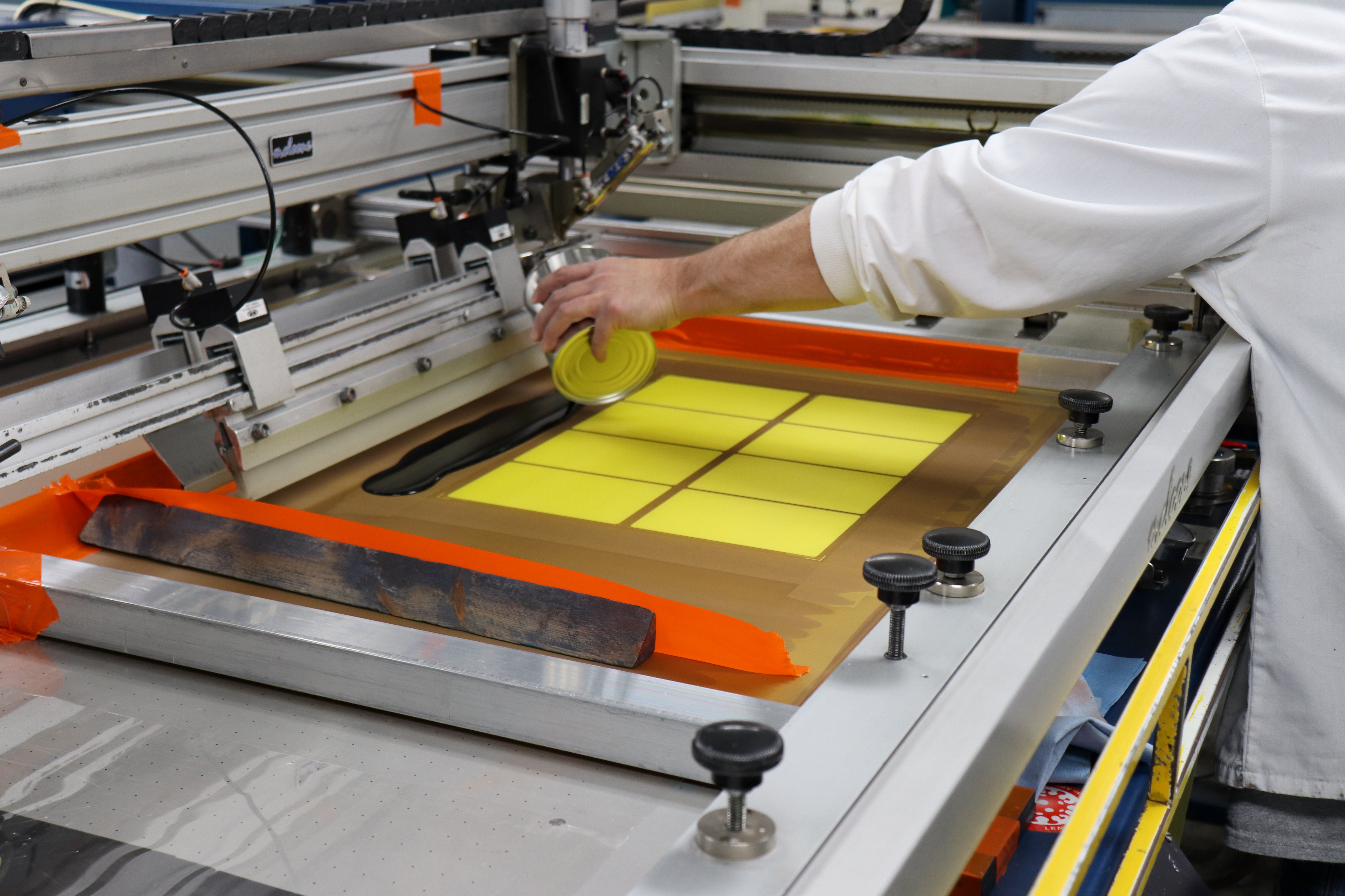 Screen Printing Metal, McLoone Metal Graphics