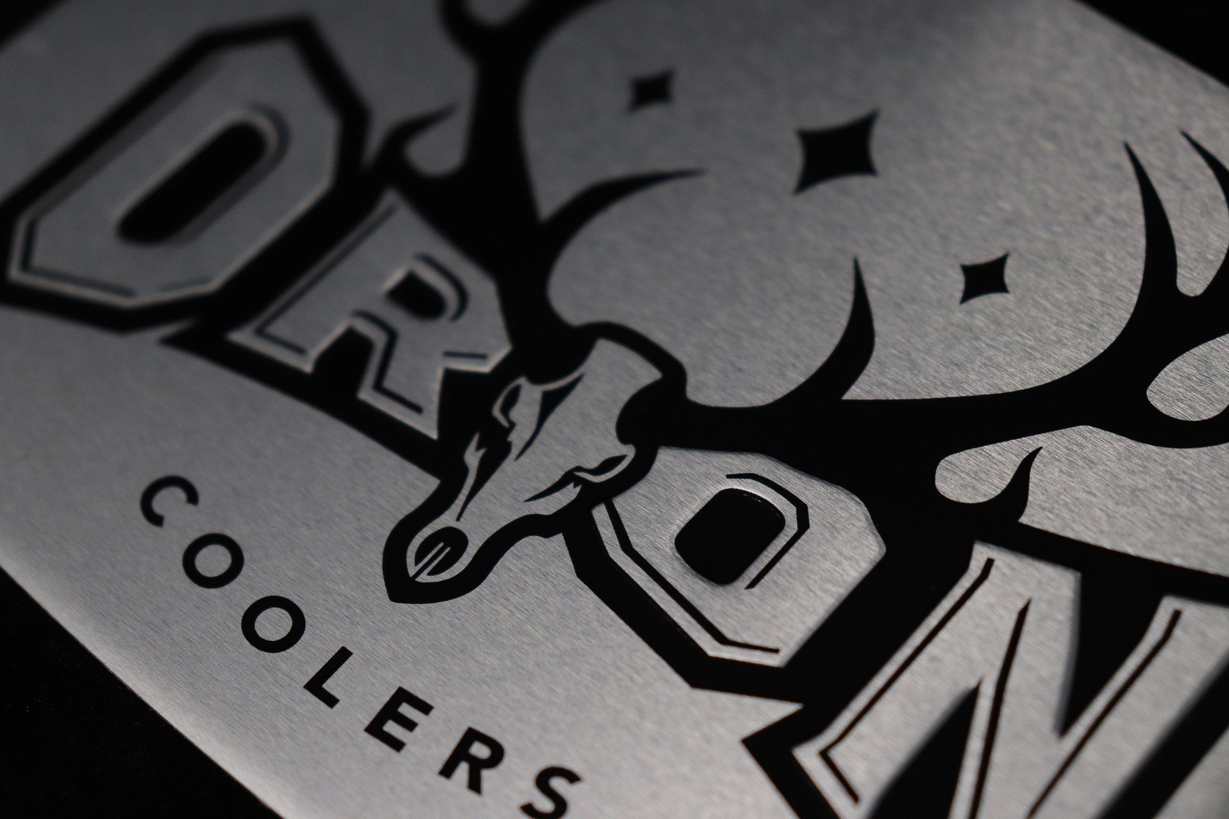 Black and Silver Nameplates, McLoone Metal Graphics