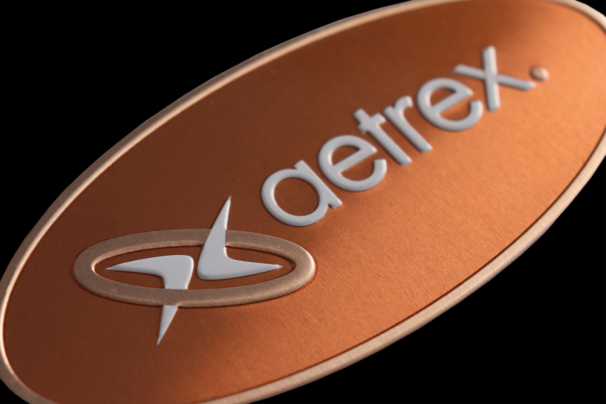 Transparent Color Tint on Aluminum Nameplate