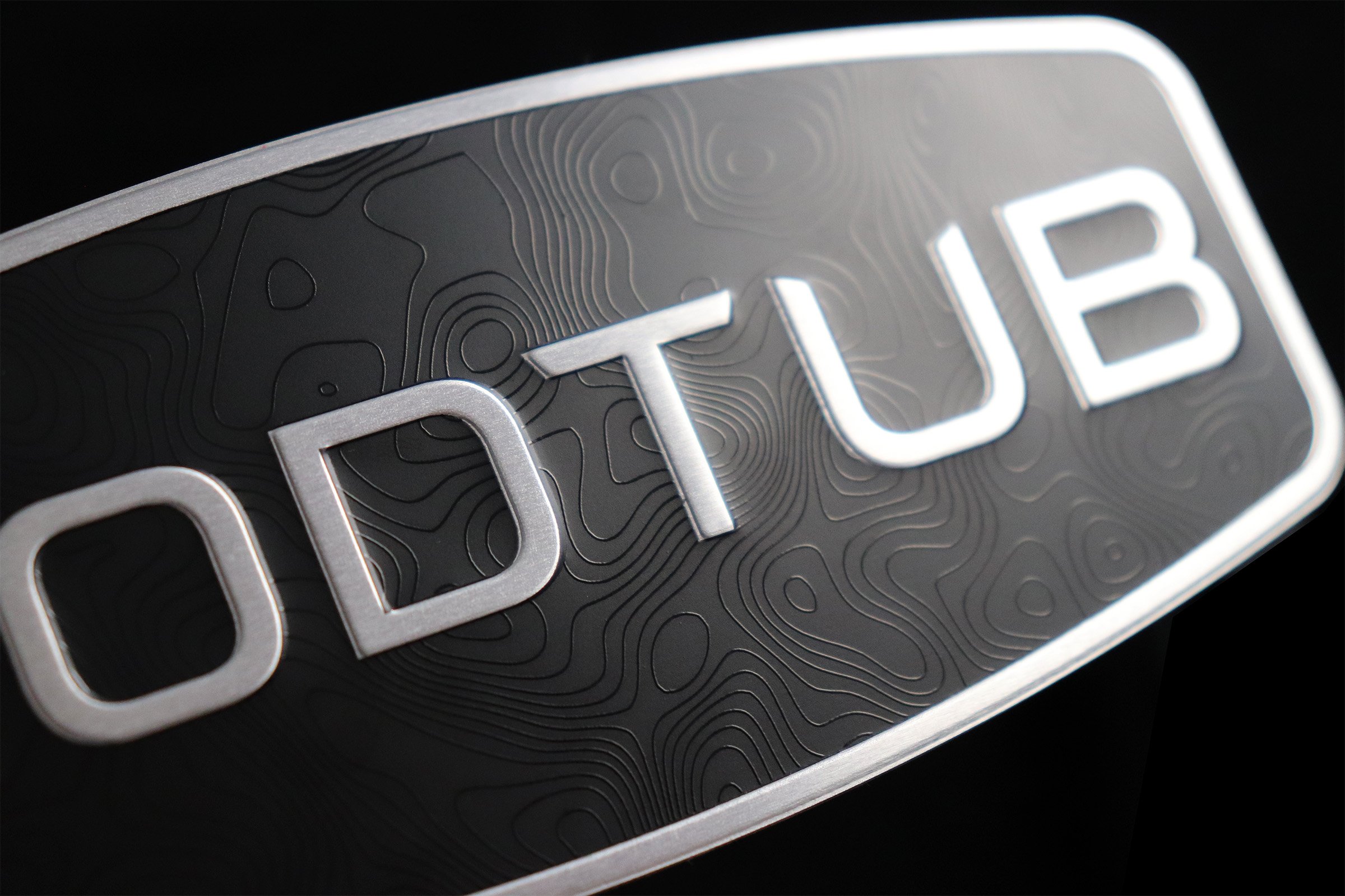 Aluminum Nameplate, Contrasting Gloss Levels