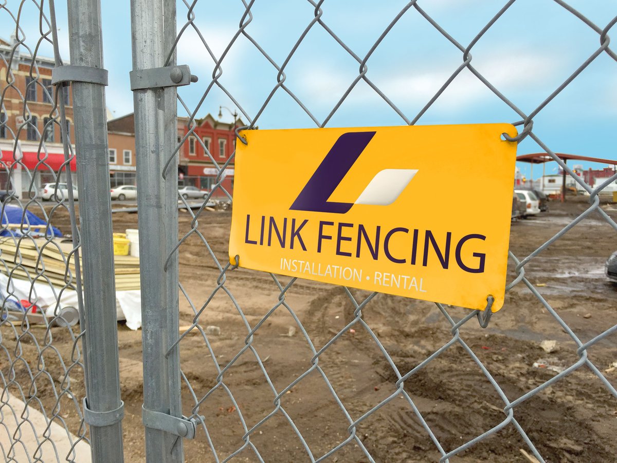 Chain Link Fence Signage