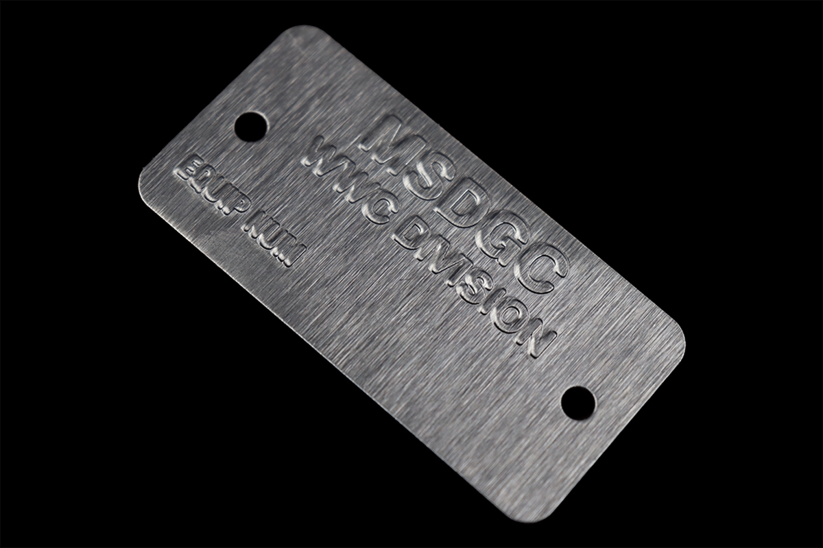 Aluminum Blank Metal Tag - .032 x 1 x 1 - One Hole – US Quick Tags